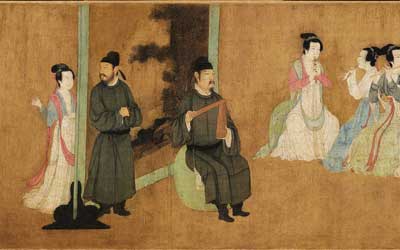 中国画里的理想男人形象：闲逸懒散、不修边幅